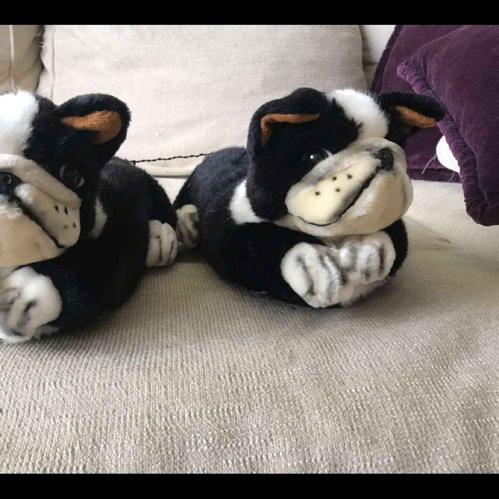 DOG FURRY NEW SLIPPERS - Size M Fluffy fabric. Very soft to touch. Comfy.